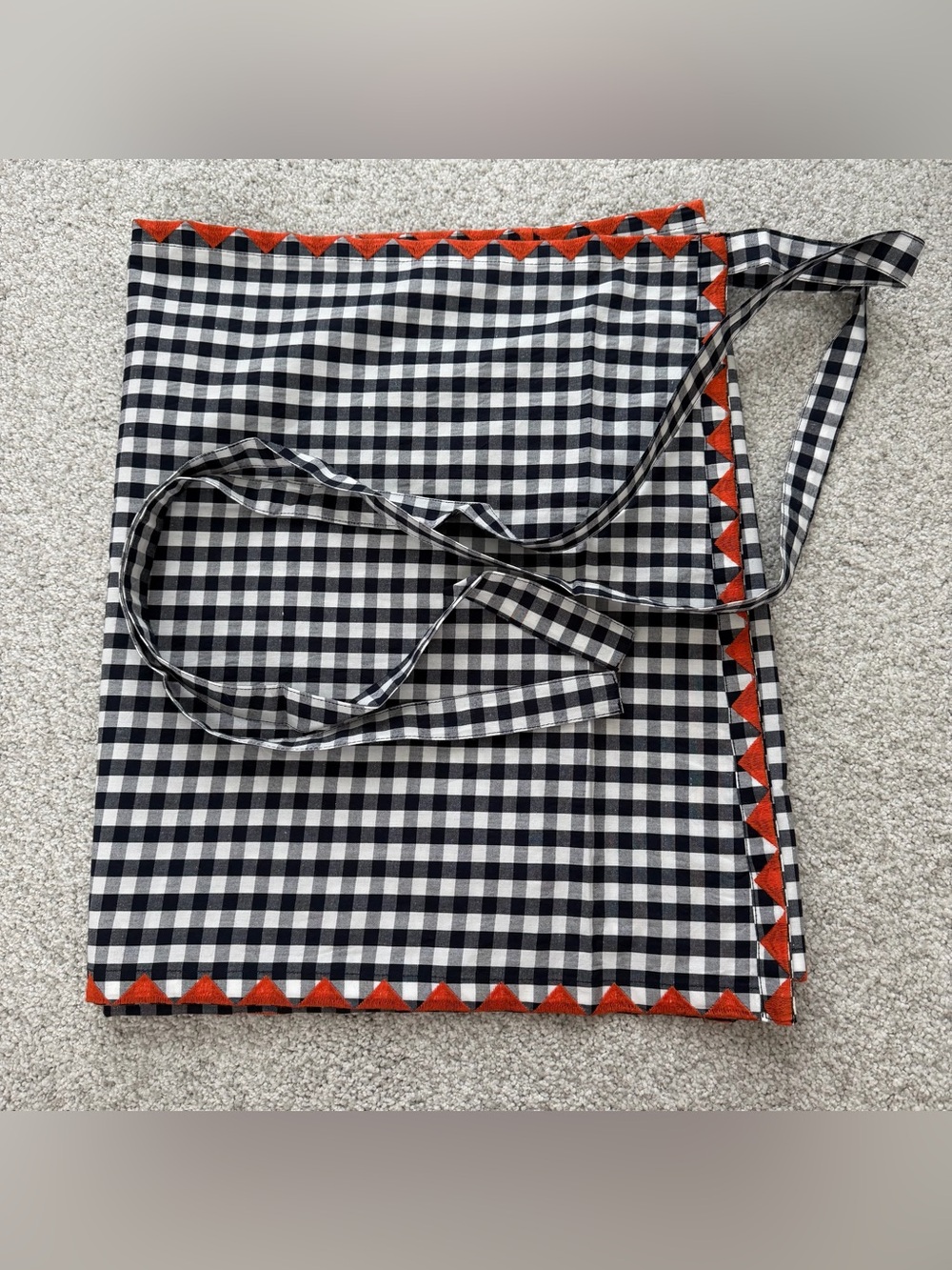 Sunshine Tienda Navy Gingham Marina Sarong New